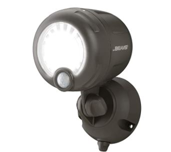 Battery operated outdoor lights: mr. Beams wireless light