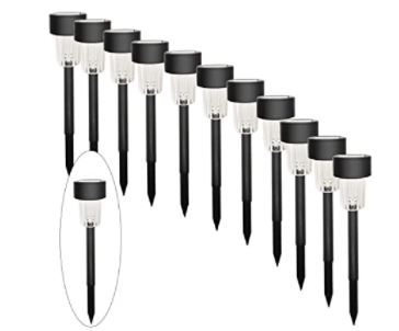 Ground lights: maggift 12 pcs solar pathway lights