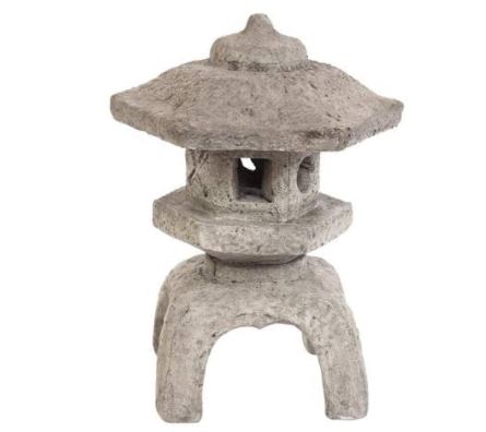 Japanese stone lanterns: solid rock stoneworks medium japanese lantern
