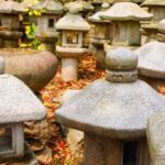 Japanese stone lanterns