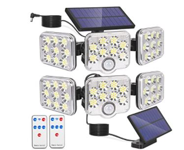 Led solar light kits: security pendant light kits