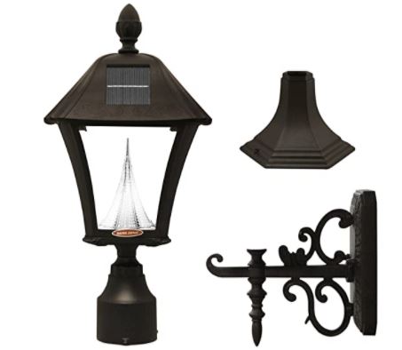 Solar porch lights: baytown lamp outdoor solar light