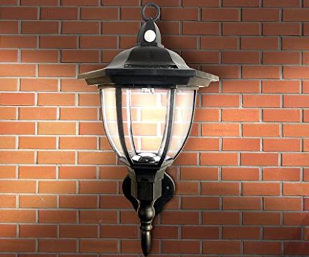 Solar porch lights: garden décor accent lighting