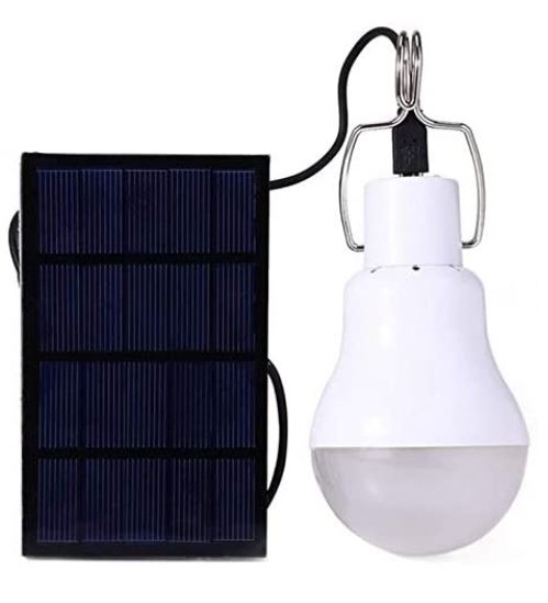 Solar powered bulb: lightme portable 130lm solar powered led bulb