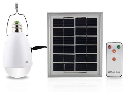 Solar powered bulb: mabor du-12r multi-functional led solar lamp