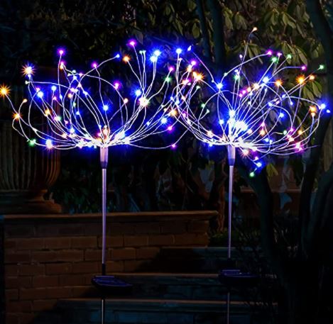 waterproof garden lights: Outdoor Solar Firework Lights