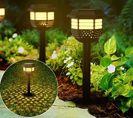 waterproof garden lights: ZNFRT Outdoor Solar Pathway Lights