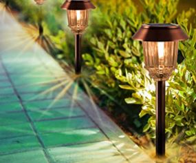 Waterproof garden lights: xmcosy lights outdoor garden